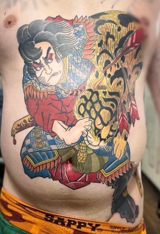 水滸伝』活閻羅 阮小七 阮三兄弟の末弟｜Japanese Traditional Tattoo